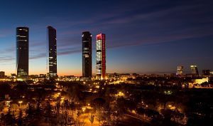 trois tours de bureaux à madrid