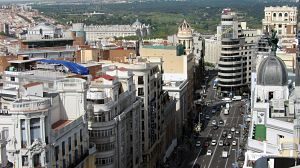 vue aérienne de madrid