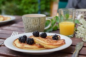 pancake dans une assiette