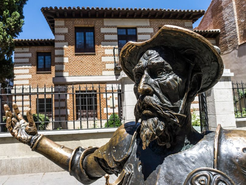 statue de don quijote à madrid