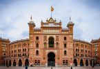 façade de l'entrée des arènes de Madrid