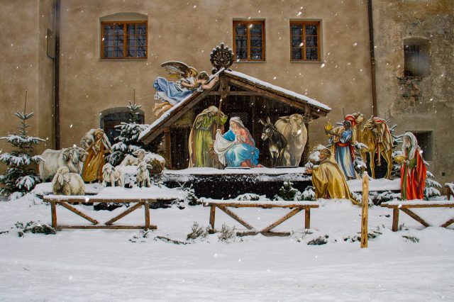 Crèche de Noël à Madrid