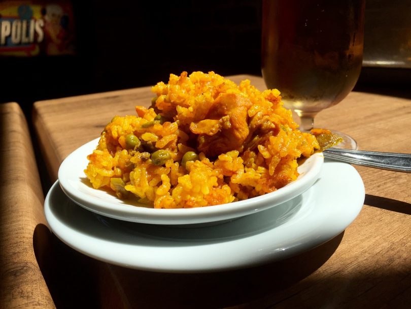 assiette de paella à madrid