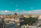 vue aerienne de madrid