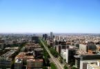 vue aérienne de madrid